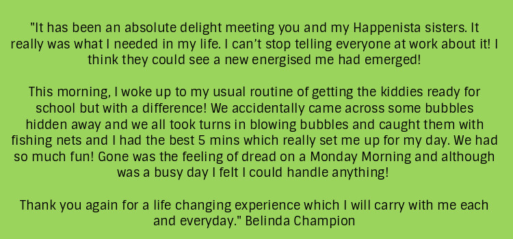 Retreat attendee says it its was a life changing experience.